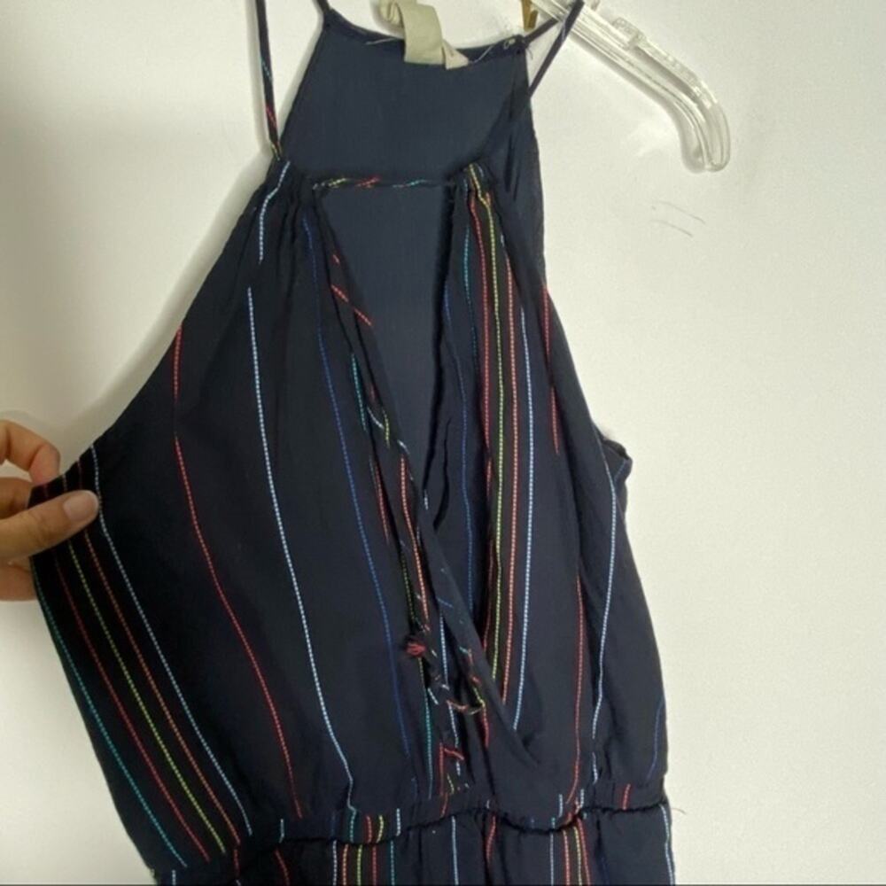 Anthropologie Dolan Blue Striped Jumpsuit Size XS Summer Vacation - Picture 8 of 10